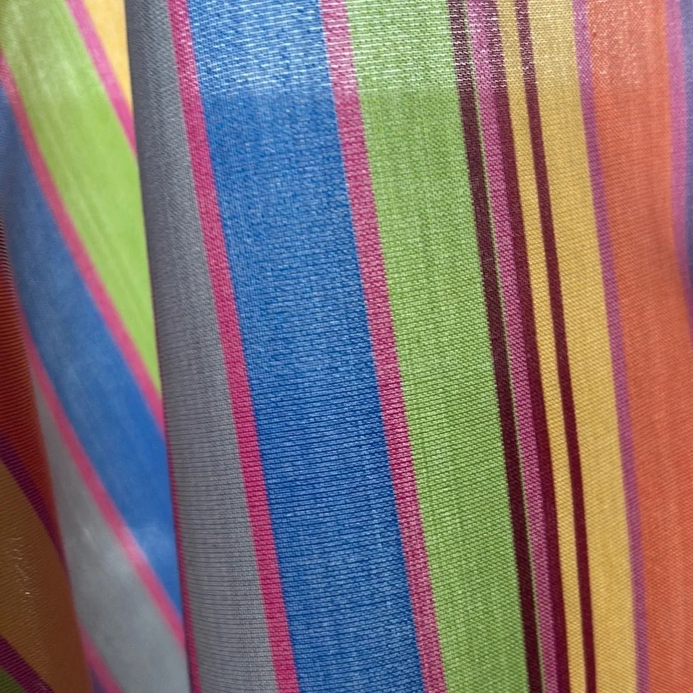 Vintage silk striped scarf